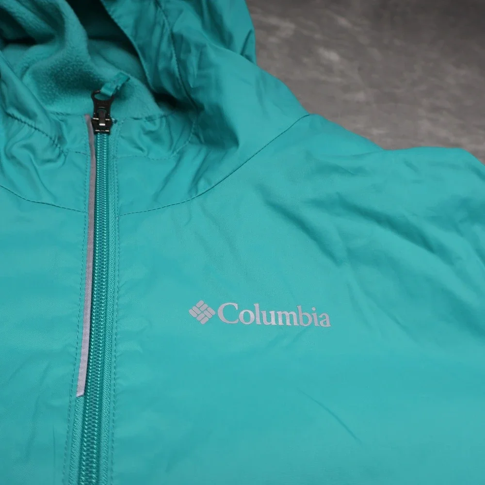 Columbia Jacket Youth‎ Large 14/16 Blue Rain Zilla Lightweight Water Resistant